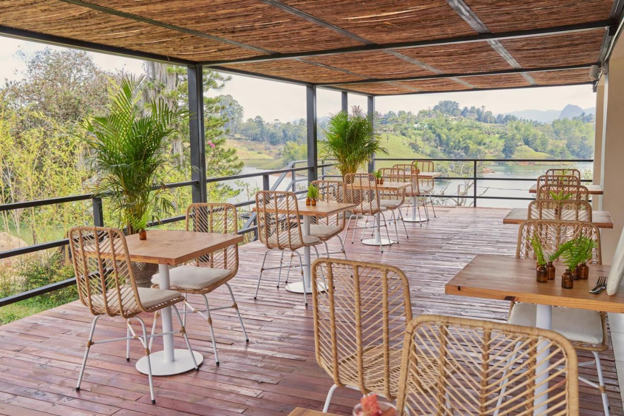 La Pausa Hotelbistro Guatape Bagian luar foto