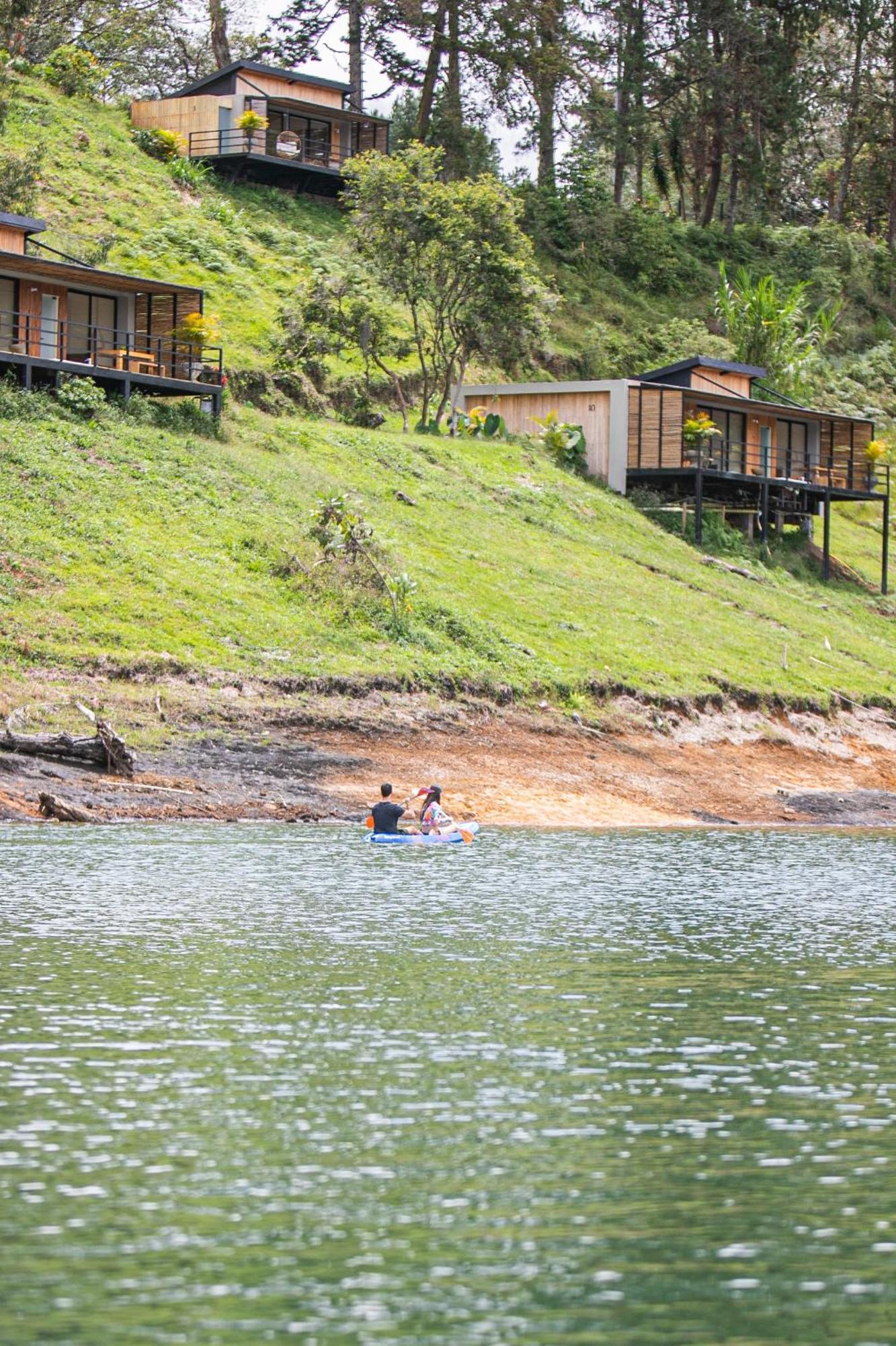La Pausa Hotelbistro Guatape Bagian luar foto
