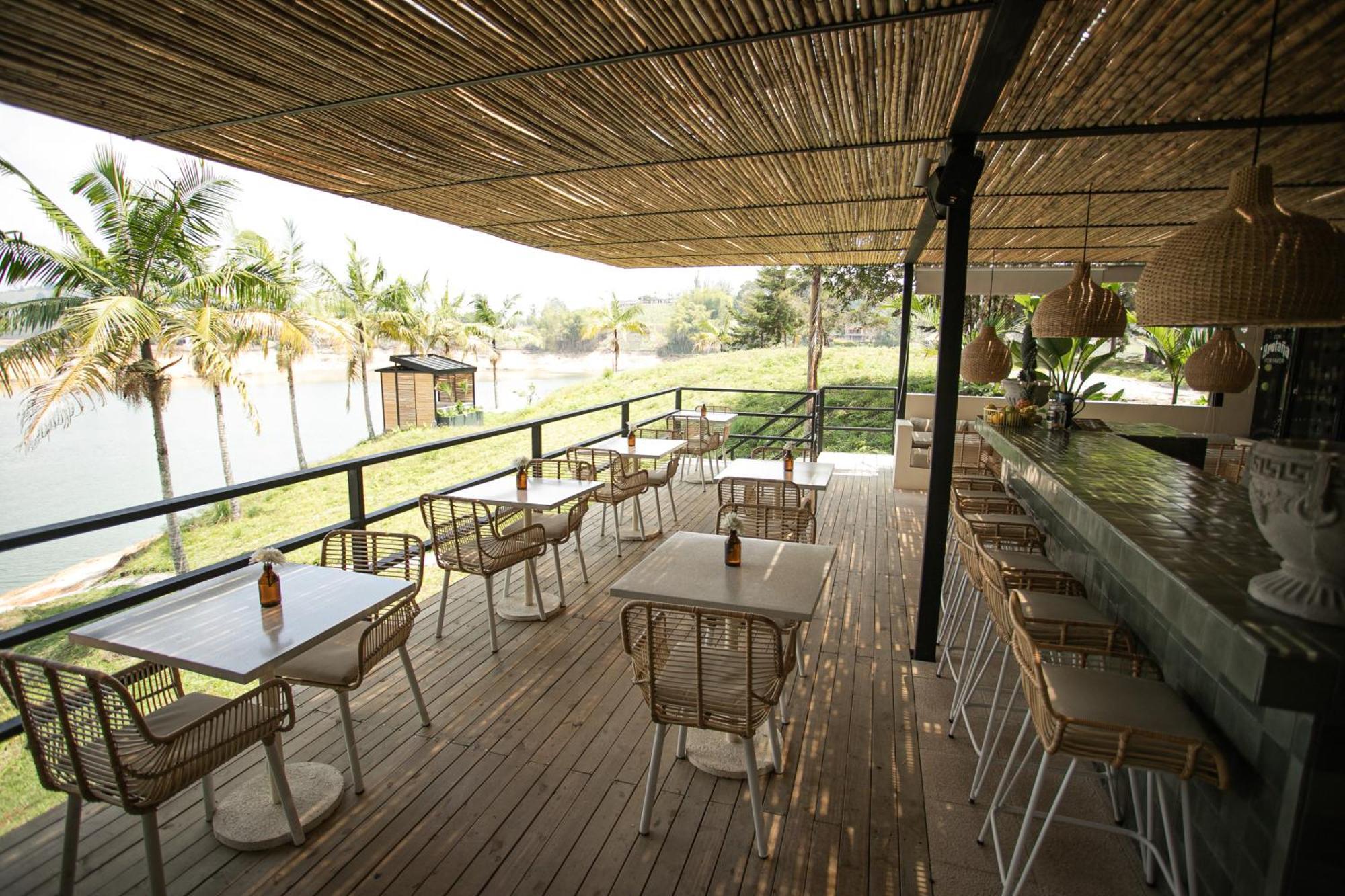 La Pausa Hotelbistro Guatape Bagian luar foto